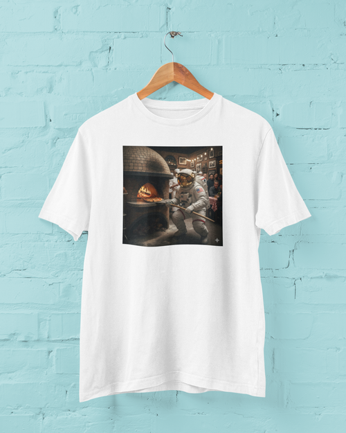 Lunar Hearth: Wood-Fired Pizza Oven Graphic T-Shirt