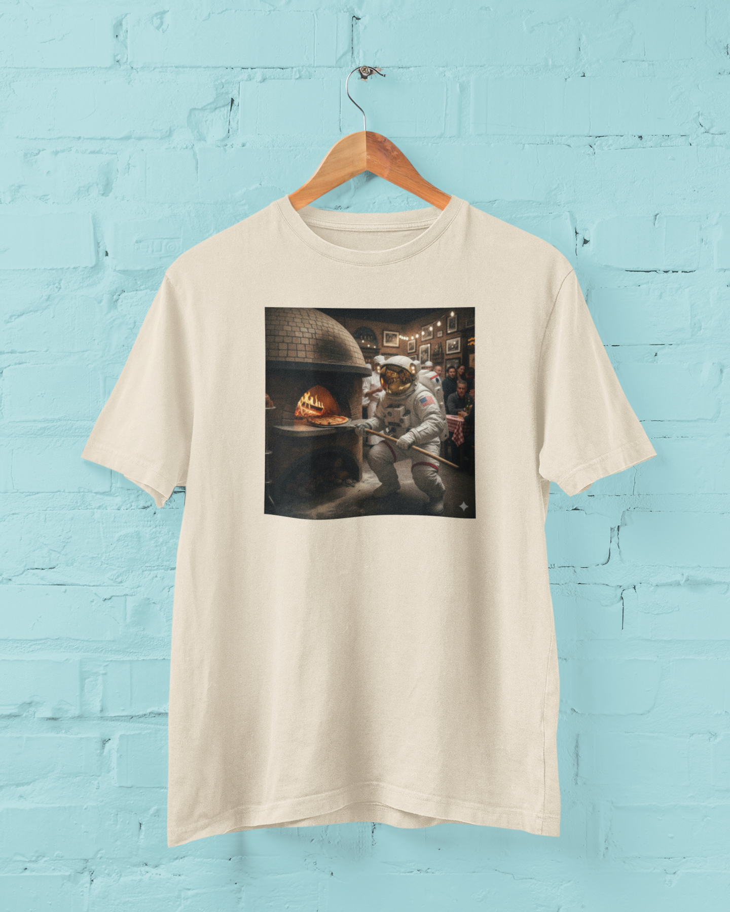 Lunar Hearth: Wood-Fired Pizza Oven Graphic T-Shirt